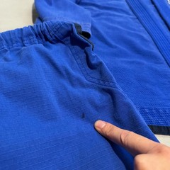 Gracie Barra LIMITED EDITION Lutador BJJ Gi Blue Brazilian Jiu Jitsu A5 Men MMA-