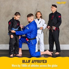 IBJJF Ultra Light BJJ Brazilian Jiu Jitsu Gi for with Preshrunk Fabric and Be…