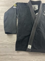 Alliance Jiu Jitsu Black Jacket Kimono Top Coat Adult A1 Black Cotton Blend