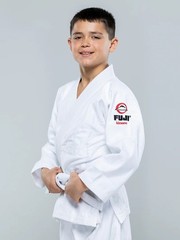 Fuji Kids Youth Childrens All Around Brazilian Jiu Jitsu Gi Jiu-Jitsu BJJ White