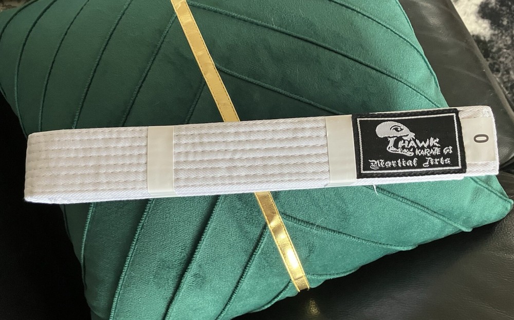 Martial Arts Belt Kids Toddlers Child Size 0 White Brand New Unpacked app 85”
