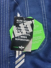 Elite Sports BJJ Gi Jacket Top Only Blue A2H Husky New With Tags