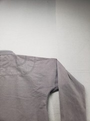 Gold BJJ Aeroweave Men Kimono Top Gray Long Sleeve Open Front 100% Cotton Active