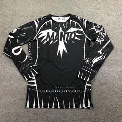 Manto Jiu Jitsu Set Mens XL Black Long Sleeve Rashguard Shorts Grappling MMA