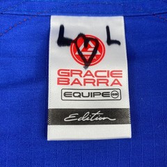 Gracie Barra Kimono/Gi Jacket Youth Y5 Blue MMA Jiu Jitsu Ripstop (No Belt)