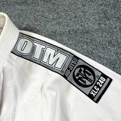 OnTheMat Jiu-Jitsu A2 Jacket Mens White Cotton Martial Art GI Uniform Training