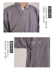 Buddhist Monk Dress Shaolin Robe Meditation Suit High Quality Gifts Comfort New