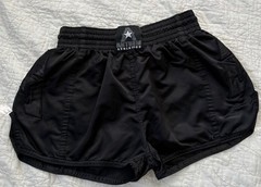 Anthem Athletics Fighting Training Shorts-Black Gray-String Tie-Men’s Large NWOT