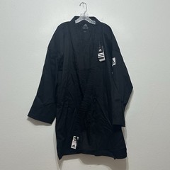 NWT Adidas Black Karate Kata Uniform Coat K200 WKF Approved Kid’s Size 7 NO BELT