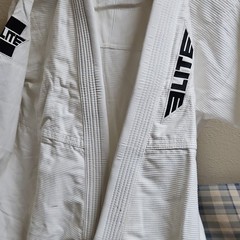 Elite Jiu-Jitsu Gi Uniform Set White Adult Female Size F4 Model Elite