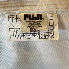 NEW FUJI Kimono Jiu Jitsu White Gi Double Weave – Size A4 – Jacket Only