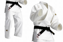 Mizuno Yusho IJF Approved Judo Gi Uniform Jacket & Pants Set White New Japan