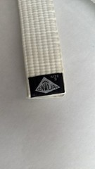 Century White & Black Martial Arts Uniform Size 2 With White & Yellow Belts