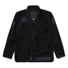 Custom Black BJJ Gi Professional Quality 100% Cotton Jiu Jitsu Kimono 450 GSM