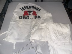 NEW ATA World Martial Arts Uniform JACKET/PANTS/BELT GBG.. Pa. TAEKWONDO