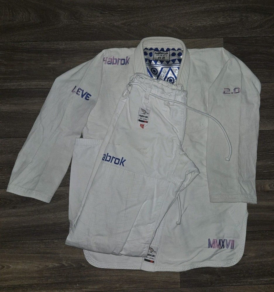 Habrok Brazilian Jiu Jitsu Judo Mens Used Fuji sz A2 Kimono Gi