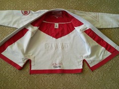 Limited PEGADA LEGACY Gi Gracie Barra A2 Jacket Equipe White Kimono