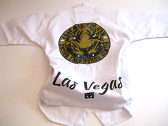 MOOTO MTX Uniform World Taekwondo 120 3XS Las Vegas Yang Masters Center White
