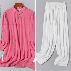Women Tai Chi Morning Exercise Suit Kung Fu martial arts Wing Chun Linen Uniform