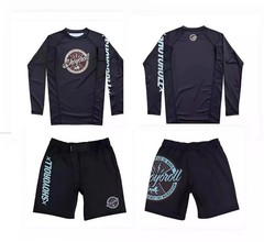New Rash Guard Shoyoroll Batch #142 Training LS Short Set Competitor Kimono Bjj