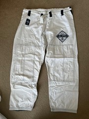Gracie Jiu-Jitsu Official Cotton Gi Uniform Set White Adult Unisex A3