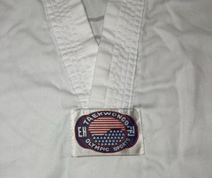 Taekwondo Uniform Top (DOBOK) Size 2/160 Olympic World Class Master Scarsella’s