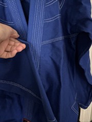 Verus New Blue Red And White Cotton Adult Jiu Jitsu Jacket A2 GLADIUS BRAZILIAN