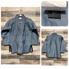 Elite MMA Jiu Jitsu Gi Size C1 Gray Blue Heavyweight (Top Only)