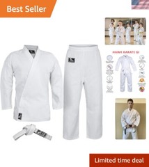 Lightweight Karate Gi for Kids & Adults | Durable PolyCotton Uniform
