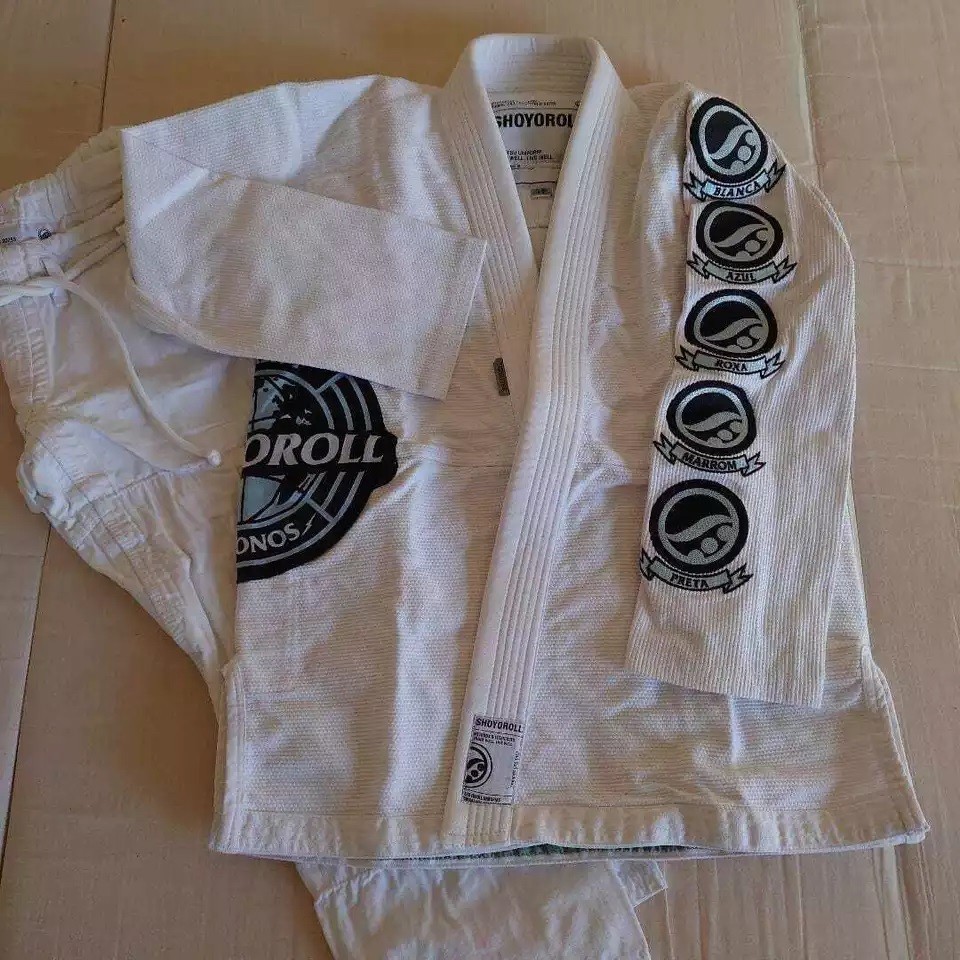 Shoyoroll Arctic Competitor White & Black BJJ Gi 450 GSM Jiu Jitsu BJJ Kimono