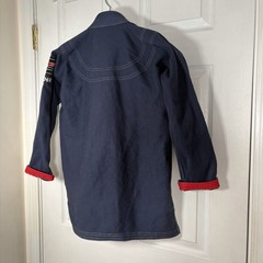 CRNR Combat Corner BJJ Gi Jacket Blue A2 Jiu Jitsu Kimono Top IBJJF Cotton