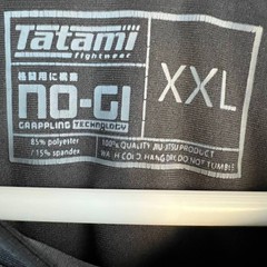 Tatami No-Gi Grappling Rash Guard Shirt Black S Short Sleeve 85/15