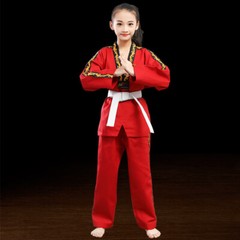 White Taekwondo Uniforms Karate Judo Taekwondo Clothes Children Adult Unisex