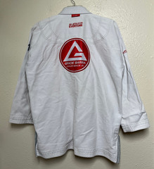 Gracie Barra Gi Top Unisex A3 White Jiu Jitsu BJJ Kimono Uniform