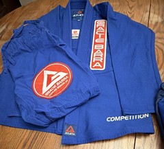 Gracie Barra Equipe Atleta Competition BJJ Jiu-Jitsu Gi Uniform Set A0 Blue