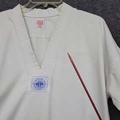 Sun Choi Brothers Karate Uniform Top Adult Shirr Unisex, Size 3, Stains