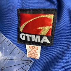 GTMA BJJ Jui Jitsu Gi Pants YOUTH Blue Brzilian Jiu Jitsu Drawstring Straight