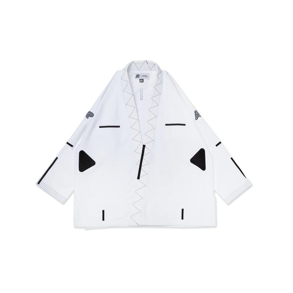 Albino and Preto Ground Movement Brazilian JiuJitsu BJJ Kimono GI MMA Uniform