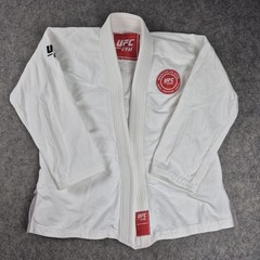UFC GYM Gi Set Size A1 White Premium Edition Brazilian Jiu Jitsu BJJ Jacket Pant