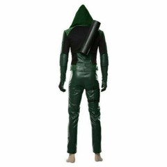 Green Arrow Season 8 Oliver Queen Cosplay Coat/Jacket Full set Costume；