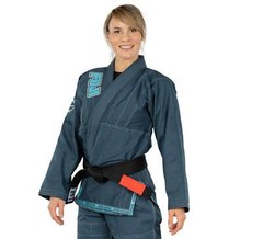 Fuji Submit Everyone Supraito Womens Brazilian Jiu-Jitsu BJJ Gi – Teal Blue