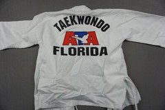 ATA Taekwondo Uniform White Top Only Martial Arts-Size 00 Florida