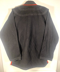 Performance Gear BJJ Gi Jacket Black Red Brazilian Jiu-Jitsu Kimono Top Only A2