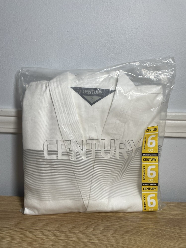 Century Martial Arts – 6 oz Lightweight Student Uniform – White – Child Size 2