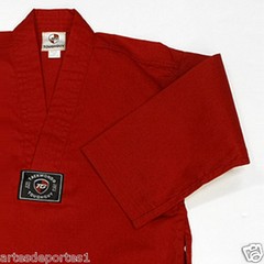 Tae Kwon Art V Neck Uniform Dobok Gi Taekwondo Martial Arts TKD WTF KTA ATA New