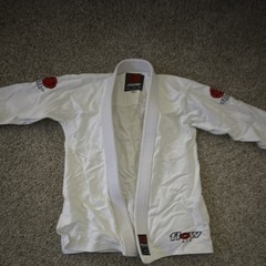 Flow Kimonos Air Jiu-Jitsu Gi Set White A1 Jacket Pants Belt Bag