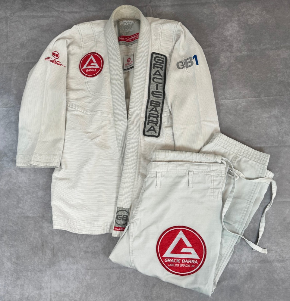 Gracie Barra Equipe GB Atleta V2 Blue BJJ Gi A2 Kimono Jiu Jitsu Uniform Set