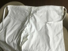 Judo Gi Pant Size 7/210 adult – Heavy 100% cotton & extra knee padding