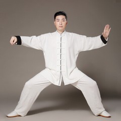 Unisex wing chun kung fu tai chi uniform traditional Chinese clothing