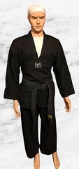 Century Martial Arts Uniform. Medium Weight. Black. Size 5. Belt Not Included